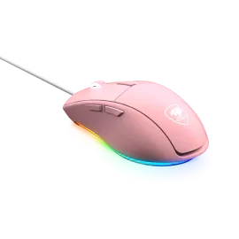 كوغار,ماوس ألعاب مينوس إكس تي مستشعر بصري, وردي