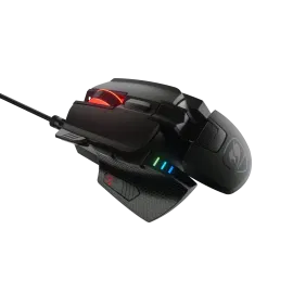 كوغار, ماوس ألعاب قابل للتعديل مستشعر بصري النخيل,أسود