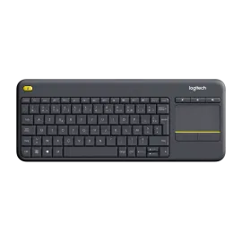 لوحة مفاتيح لمس لاسلكية لوجيتك K400 باللون الأسود