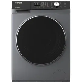 غسالة هيتاشي امامية 8 كيلو 16 برنامج1200 دورة سلفرBD-802HVOS