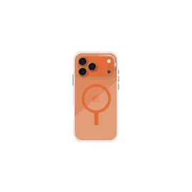 غلاف من يونيك لهاتف آيفون 17 برو  (موديل 2025) – مقاس 6.3 إنش – يدعم الشحن المغناطيسي – بلون برتقالي