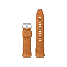 سوار جلدي لساعة شاومي S1 - بني
