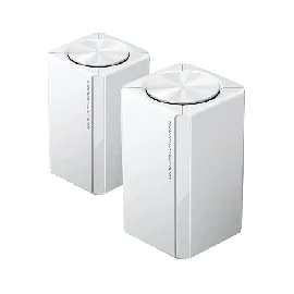 شاومي نظام شبكة AC1200 ثنائي النطاق - عبوتان - أبيض