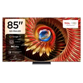 شاشة TCL‏‎ سمارت 85 بوصة QD Mini LED Google TV ,85C8K