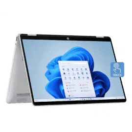 لاب توب اتش بي اومني بوك 5 فليب 14-fp0011nx، انتل كور 5-120U، سعة 512 جيجا بايت SSD، رام 16 جيجا، شاشة 14 بوصة 2K تعمل باللمس، كارت شاشة انتل جرافيكس، ويندوز 11 هوم، فضي - C20RQEA