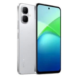 إنفينيكس سمارت 10، سعة تخزين 256جيجابايت، ذاكرة وصول عشوائي 4 جيجابايت، يدعم شبكة الجيل الرابع، شريحتين - تيتانيوم فضي