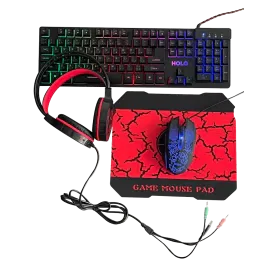 هولو، لوحة مفاتيح 4 في 1، أسود