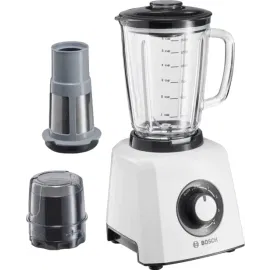 خلاط بوش 1.5لتر W600 وعاء زجاج ابيض MMB33G5BGB