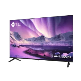 شاشة ام تي سي 32 بوصة دقة HD عادي DLED مع حامل جداري - MTCHD32NK24