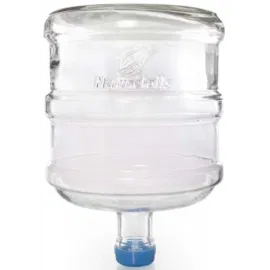 قارورة ناتشورال فاولز من الزجاج الصحي، سعة 10 لتر، شفاف -  A-014