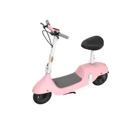سكوتر كهربائي بمقعد أوكاي بيتل برو قابل للطى، سرعة 25 كم/س، مدى 55 كم، يتحمل حتى 100 كجم، وردي – EA10C-PNK