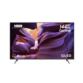 شاشة هام 65 بوصة Google TV  144HZ QLED UHD  سمارت QHM65UH585KGO144H