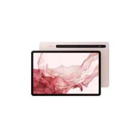 سامسونج جالكسي تاب إس 8 مع لوحة مفاتيح، 11 بوصة ، 5 جي ، 128 جيجا ، ذهبي وردي