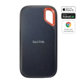 قرص تخزين سانديسك إكستريم بورتابل SSD خارجي، 4 تيرابايت - SDSSDE61-4T00-G25