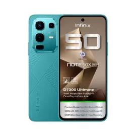 إنفينيكس نوت 50x، سعة تخزين 256 جيجابايت، ذاكرة 8 جيجابايت، يدعم شبكة الجيل الخامس، شريحتين - أخضر نسيم البحر