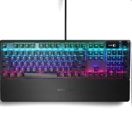 ستيل سيريس، لوحة مفاتيح أبيكس 5 سلكية، 64532، أسود