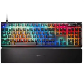 كيبورد ستيل سيريز أبيكس بروجن، لوحة مفاتيح، سلكية، أسود - SS-64660