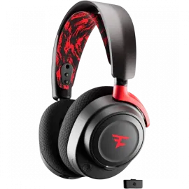 ستيل سيريز Arctis Nova 7 Faze, سماعة رأس لاسلكية, أسود - SS-61556