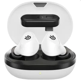 SteelSeries، سماعات Arctics Gamebuds، لاسلكية، سماعة رأس، بيضاء - SS-61682