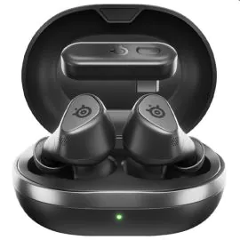 سماعات ستيل سيريز أركتس جيم بودز اللاسلكية، لون أسود - SS-61680