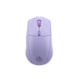 ماوس الألعاب ستيل سيريز رايفال 3 الجيل الثاني لا سلكية، 18K DPI، إضاءة RGB، لافندر- SS-62525