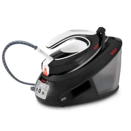 كاوية تيفال بخار 2800 واط 1.8 لتر ابيض واسود SV8055M0