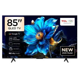 شاشة تي سي إل 85 بوصة 4K ذكية QLED بنظام Google TV - الموديل 85T61D