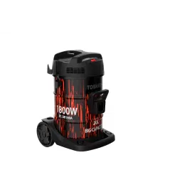 مكنسة توشيبا برميل 1800 واط 20 لتر اسود*احمر VC-DR180ABF(R)