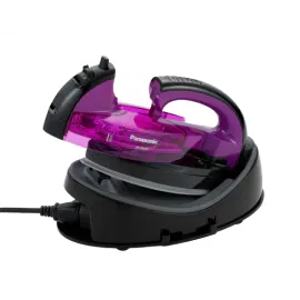 كاوية باناسونيك بخار لاسلكي 1550 واط بنفسجي/اسود NI-WL41VTH