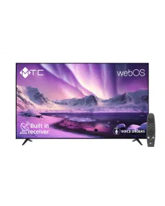 شاشة MTC حجم 85 بوصة سمارت، دقة 4K UHD، نظام WebOS، ماجيك ريموت - MT85UH435BWOS