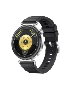 هواوي واتش GT6 مقاس 46 ملم Atum-B19F – أسود بسوار مطاطي فلورو
