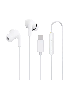 سماعة أذن سلكية شاومي بمنفذ Type-C BHR8931GL باللون الأبيض