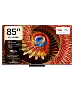 شاشة TCL‏‎ سمارت 85 بوصة QD Mini LED Google TV ,85C8K