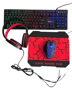 هولو، لوحة مفاتيح 4 في 1، أسود