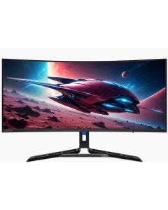 لينوفو شاشة كمبيوتر للألعاب منحنية 34 بوصة، UWQHD 180Hz، أسود، 67C7GACBSD