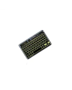 بورودو ,ماوس لوحة مفاتيح بلوتوث لاسلكي رفيع ومحمول، أسود