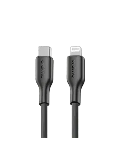 سلك شاحن أورايمو روبوست لاين من USB-C إلى آيفون بطول 1 م وبقوة 30 واط - أسود