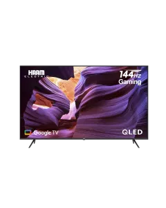 شاشة هام 65 بوصة Google TV 144HZ QLED UHD سمارت QHM65UH585KGO144H