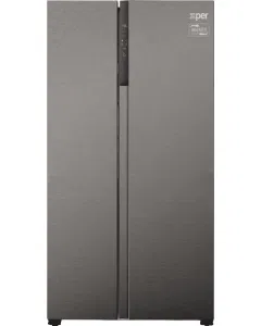 ثلاجة  اكسبير دولابي استيل 18.8 قدم انفرتر RFSBSXP950S-25